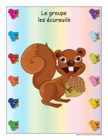 Identification groupe-Les écureuils Identification groupe-Les écureuils