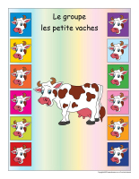 Identification groupe-Les petites vaches