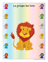 Identification groupe-les lions Identification groupe-les lions