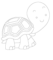 Image à colorier-Les tortues Image à colorier-Les tortues