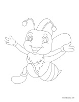 Images à colorier-Abeilles