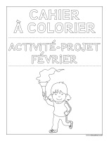 Images à colorier-Activité-projet-Février