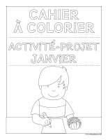 Images à colorier-Activité-projet-janvier