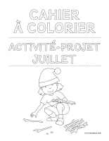 Images à colorier-Activité-projet-juillet-1