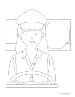 Images a colorier-Autobus