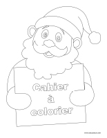 Images à colorier-Cahier de Noël 2014