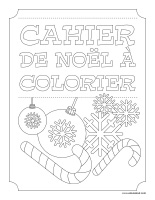 Images à colorier-Cahier de Noël 2021