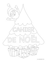 Images à colorier-Cahier de Noël 2022