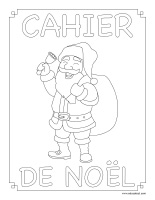 Images à colorier-Cahier de Noël 2024