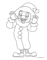 Images a colorier-Clowns