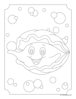 Images à colorier-Coquillages