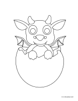Images a colorier-Dragons-2026