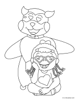 Images a colorier-Emotions avec Poni