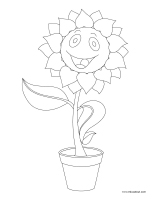 Images à colorier-Fleurs dessin