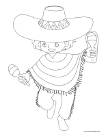 Images à colorier-Je parle espagnol Images à colorier-Je parle espagnol