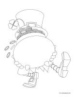 Images à colorier-La Saint-Patrick