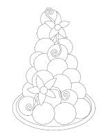 Images à colorier-La pâtisserie Images à colorier-La pâtisserie