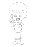 Images à colorier-Le dentiste Images à colorier-Le dentiste
