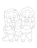 Images à colorier-Le partage Images à colorier-Le partage