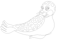 Images à colorier-Les animaux polaires Images à colorier-Les animaux polaires