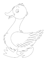 Images à colorier-Les canards