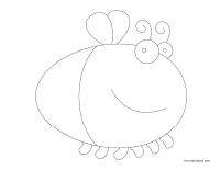 Images à colorier-Les lucioles Images à colorier-Les lucioles