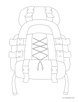 Images à colorier-Les randonnées