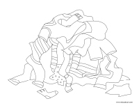 Images à colorier-Les tissus Images à colorier-Les tissus