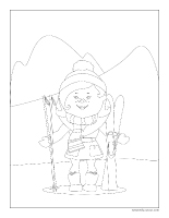 Images à colorier-Les vacances de Noël Images à colorier-Les vacances de Noël