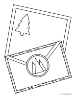 Images a colorier-Lettre au pere Noel