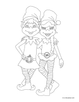 Images a colorier-Lutins d’Halloween 2025-1