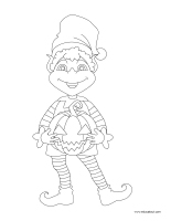 Images a colorier-Lutins d’Halloween 2025-2