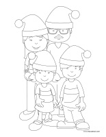 Images à colorier-Noël-Jeux libres