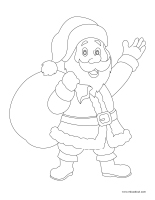 Images à colorier-Noel-Traditions-6