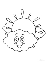 Images à colorier-Nuages 2025