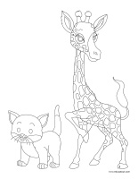 Images a colorier-Petit ou grand