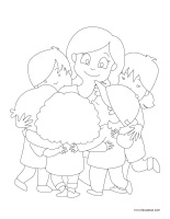 Images à colorier-Semaine des services de garde 2021