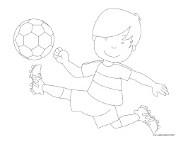 Images à colorier-Soccer