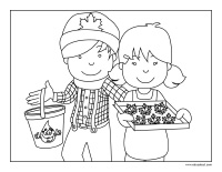 Images &agrave; colorier-Temps des sucres-1