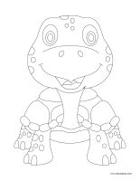 Images à colorier-Tortues