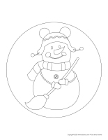 Images de plancher-Bonshommes de neige