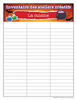 Inventaire-Halloween-Ateliers créatifs–La cuisine