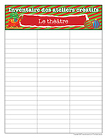Inventaire-Noël-Ateliers créatifs-Le théâtre