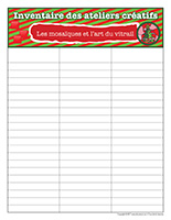 Inventaire-Noël-Ateliers créatifs-Les mosaïques et l’art du vitrail