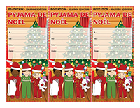 Invitation interactive-Journée spéciale-Pyjama de Noël