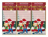 Invitation interactive-Journée spéciale-Spectacle de Noël