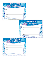 Invitations-Fête des Neiges