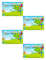 Invitations-La fête des jeux d'été