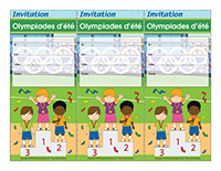 Invitations-Olympiades d’été