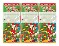 Invitations interactives-La fete de Noel